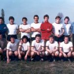 AC Montagnana 1969-70 - Guido Camon accompagnatore, Corso, Vettorello, Borin, Lanaro, Foscarin, Scarmignan, Faggion, Dall’Angelo allenatore; PierLuigi Gobbo presidente, Rossato, Folcato, Gioga, Bertolaso, Meneghini, Bonisolo