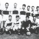 Monselice 1950-51- Dall’Angelo M, Bottaro, Baratto, Soloni V, Piva, Albertin, Ceccon, Citton; Menoncin, Dall’Angelo G, Cavaliere, Rocca (Melo)