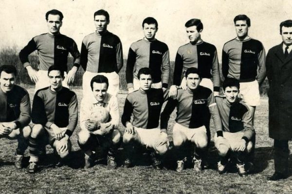 AC GIBO Montagnana 1960 - Visentin, Zanetti, Caldiron, Brangian, Dall’Angelo, Degli Agostini all; Tresoldi, Cavestro, Beggiato, Solato, Fioravanti, Castellin