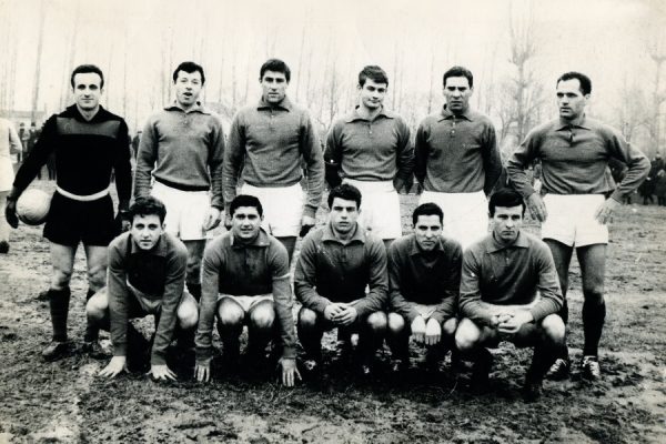 AC GIBO Montagnana 1962-63 – Beggiato, Caldiron, Dall’Angelo, Boselli, Zanetti, Visentin; Vivaldi, Fioravanti, Solato, Mantoan, Brangian.