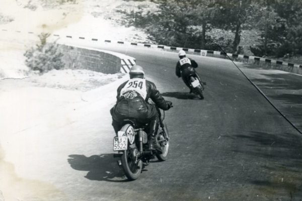 1954 Bologna II° Motogiro d’Italia Pietrogrande in azione